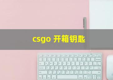 csgo 开箱钥匙