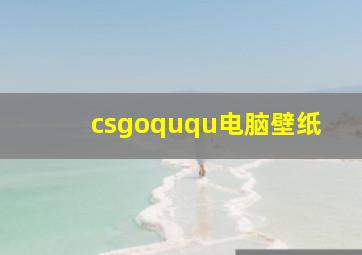 csgoququ电脑壁纸