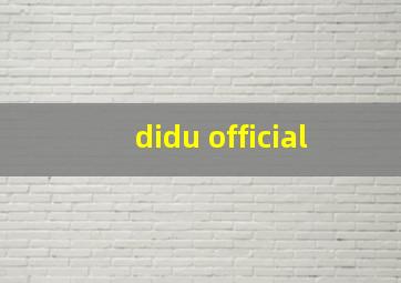 didu official