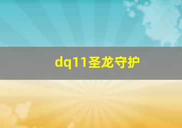 dq11圣龙守护