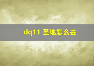 dq11 圣地怎么去