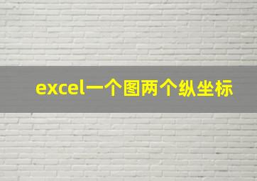 excel一个图两个纵坐标