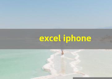 excel iphone