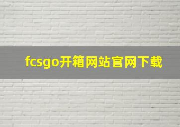 fcsgo开箱网站官网下载