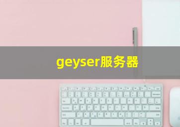 geyser服务器