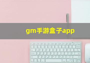 gm手游盒子app