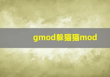 gmod躲猫猫mod