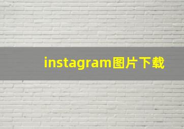 instagram图片下载