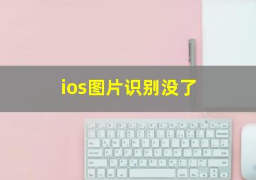 ios图片识别没了