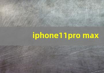 iphone11pro max