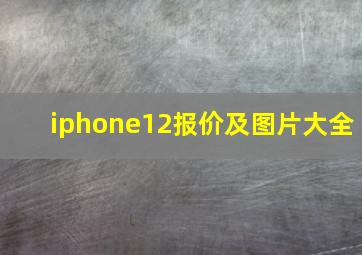 iphone12报价及图片大全