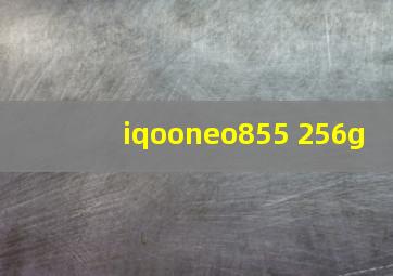 iqooneo855 256g