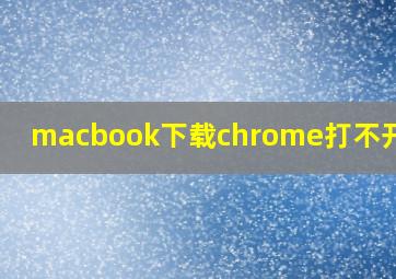 macbook下载chrome打不开网页