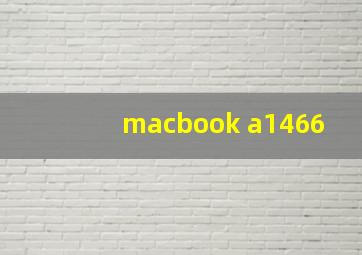 macbook a1466