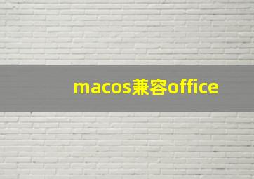 macos兼容office