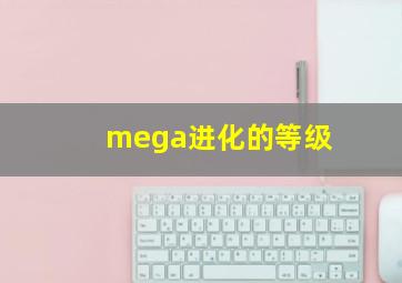 mega进化的等级