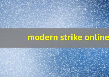 modern strike online