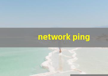 network ping