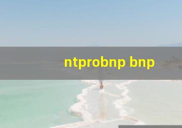 ntprobnp bnp