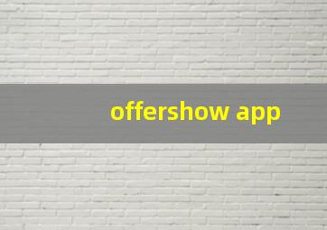 offershow app