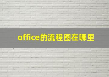 office的流程图在哪里