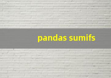 pandas sumifs