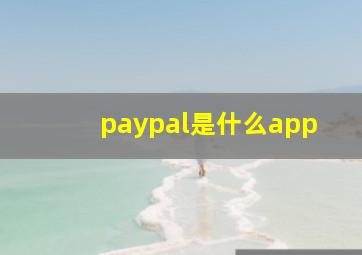 paypal是什么app