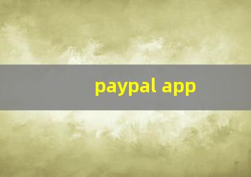 paypal app