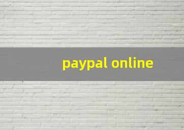 paypal online