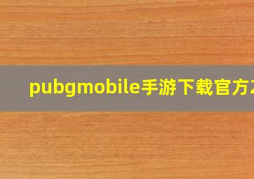 pubgmobile手游下载官方2.0