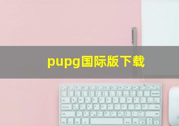 pupg国际版下载