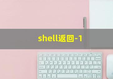 shell返回-1