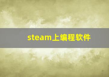 steam上编程软件