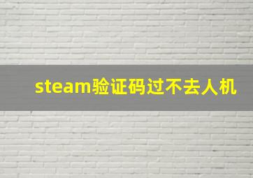 steam验证码过不去人机