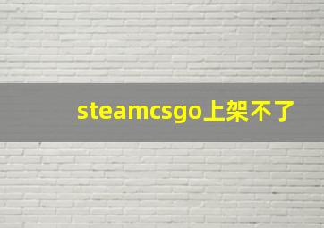 steamcsgo上架不了