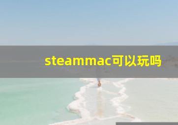 steammac可以玩吗