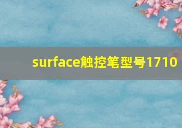 surface触控笔型号1710