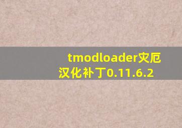 tmodloader灾厄汉化补丁0.11.6.2