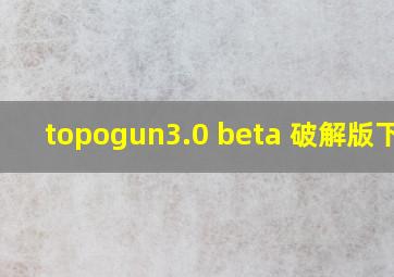 topogun3.0 beta 破解版下载