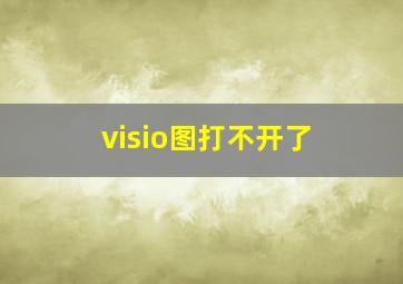 visio图打不开了