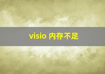 visio 内存不足