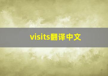 visits翻译中文