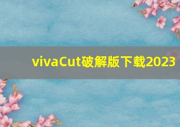 vivaCut破解版下载2023