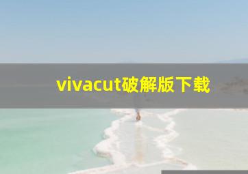 vivacut破解版下载