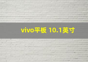 vivo平板 10.1英寸