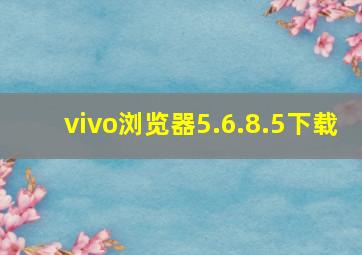 vivo浏览器5.6.8.5下载