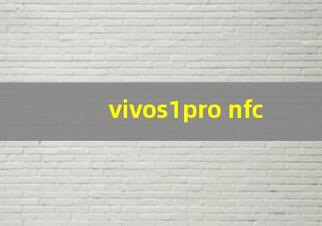 vivos1pro nfc