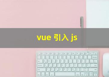 vue 引入 js