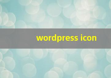 wordpress icon